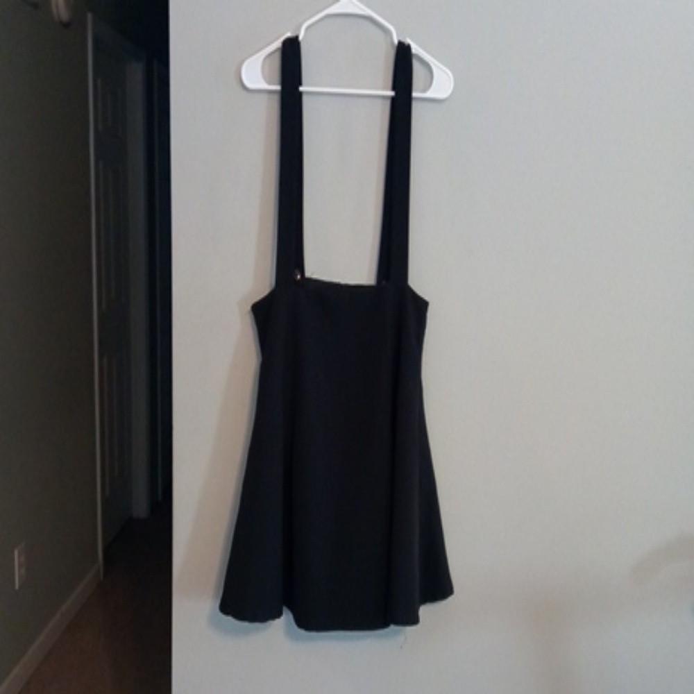 BLINGOR Black high waisted skater skirt, XL